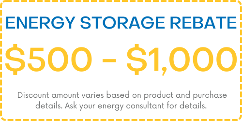 energy storage rebate